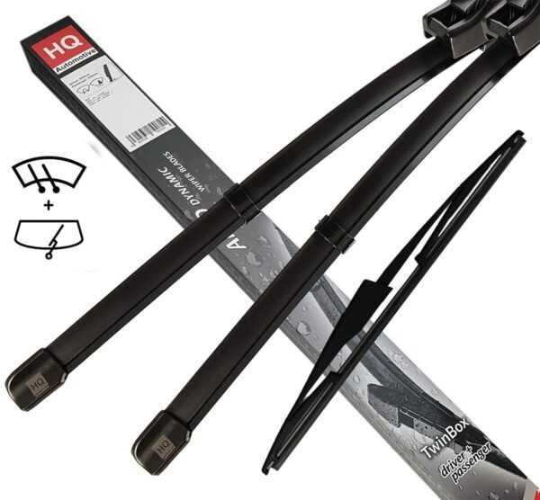 Front + Rear Wiper Blade set fit AUDI A6 Estate Allroad (C5) Jan.2001-Aug.2005